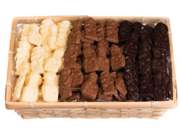 Mand chocoladefiguren 2.5kg