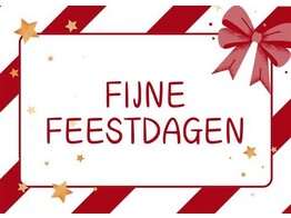 Geschenkverpakking fijne feestdagen